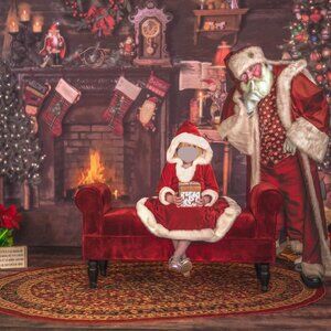 Trish Scully Santa's Little Helper Dress - Girls Size 7